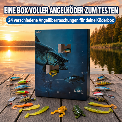 Angel-Adventskalender – 24 einzigartige Angelköder